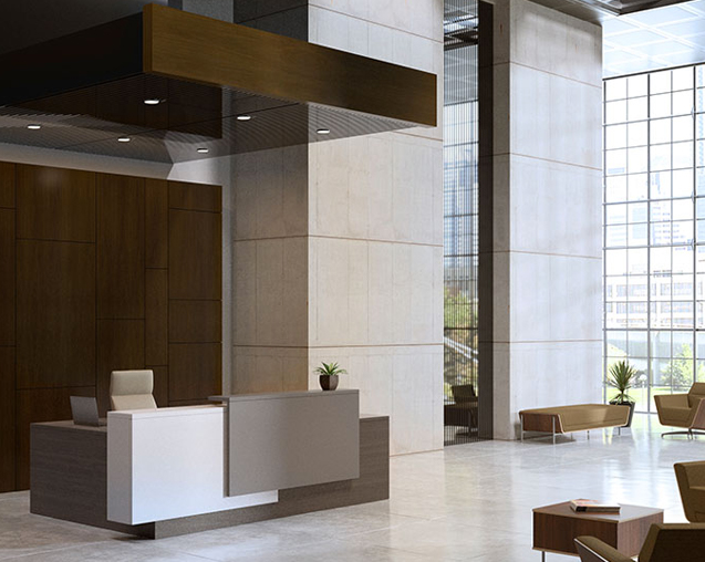 Large Office Lobby and Reception